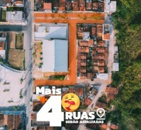 Parque da Laranja e outras ruas recebem manta asfáltica