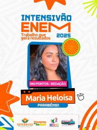 Com grande alegria, celebramos os excelentes resultados obtidos pelos alunos do Curso Intensivo Matinhas na redação do ENEM 2025